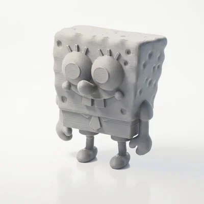 Tượng Chibi SpongeBob Dễ Thương – Model 3D Printable (STL)
