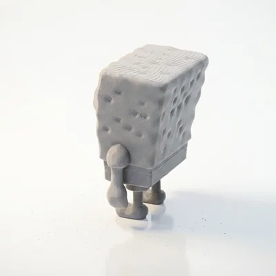 Tượng Chibi SpongeBob Dễ Thương – Model 3D Printable (STL)