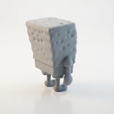 Tượng Chibi SpongeBob Dễ Thương – Model 3D Printable (STL)