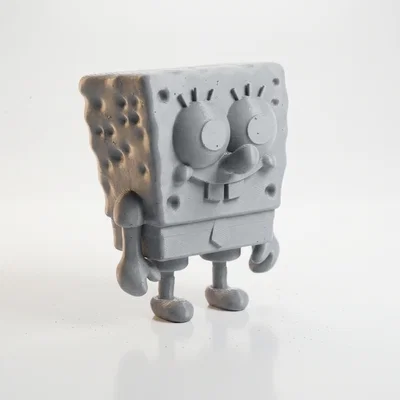 Tượng Chibi SpongeBob Dễ Thương – Model 3D Printable (STL)