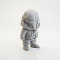 Tượng Chibi Mandalorian Dễ Thương Collectible – Mẫu 3D Printable - Thumbnail 1
