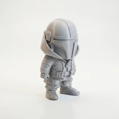 Tượng Chibi Mandalorian Dễ Thương Collectible – Mẫu 3D Printable