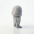 Tượng Chibi Mandalorian Dễ Thương Collectible – Mẫu 3D Printable - Thumbnail 4