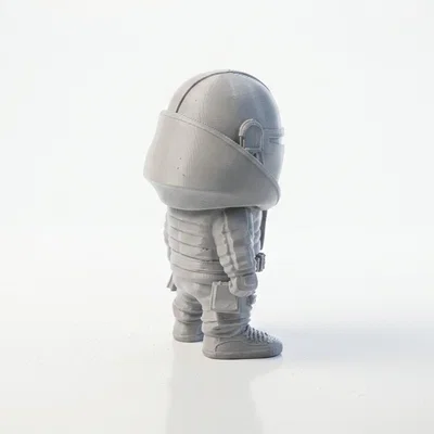 Tượng Chibi Mandalorian Dễ Thương Collectible – Mẫu 3D Printable