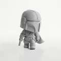 Mô Hình Chibi Mando Star Wars Collectible 3D Printable (STL) - Thumbnail 1