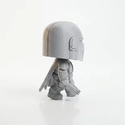 Mô Hình Chibi Mando Star Wars Collectible 3D Printable (STL)