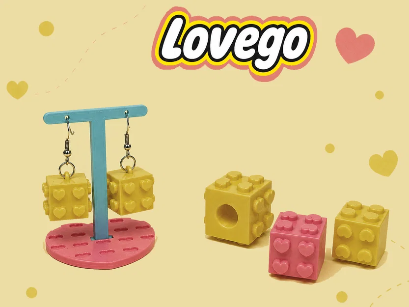 Mô hình trang sức Lovego tự làm: Khuyên tai, vòng tay và giá trưng bày - Image 1