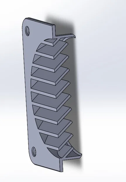 Nắp thông gió 76mm chống hắt mưa in 3D bền đẹp - Image 2