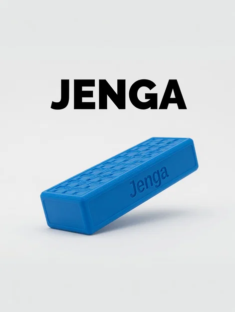 Bộ khối gỗ JENGA in 3D: Trò chơi giải trí sáng tạo cho gia đình - Image 1