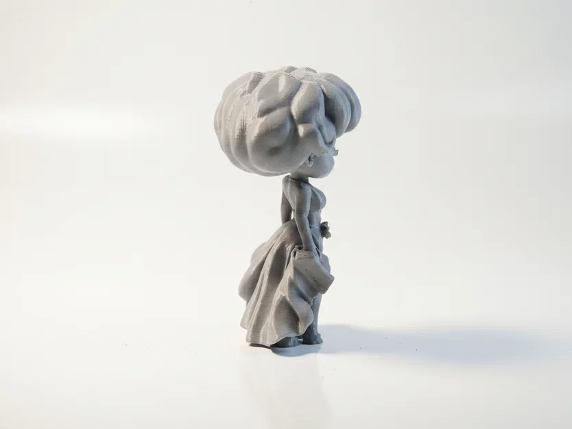 Tượng Chibi Marilyn Monroe Dễ Thương - 3D Printable (STL) - Image 2