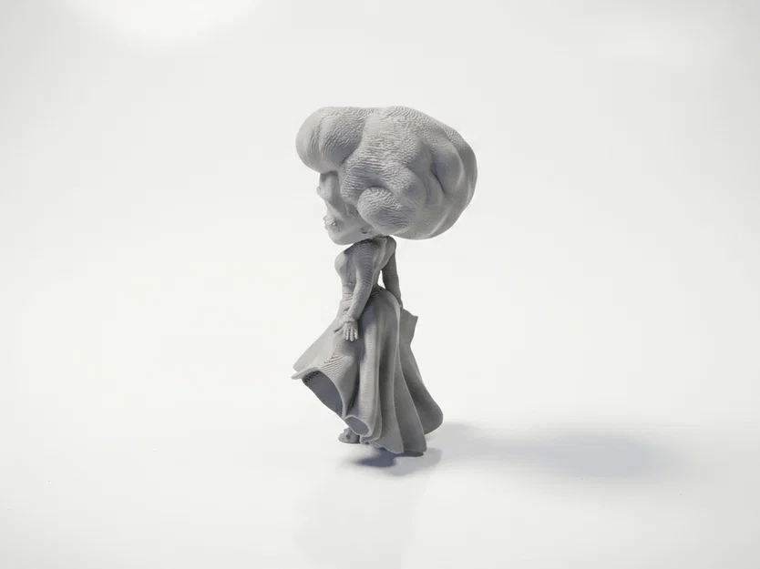 Tượng Chibi Marilyn Monroe Dễ Thương - 3D Printable (STL) - Image 3