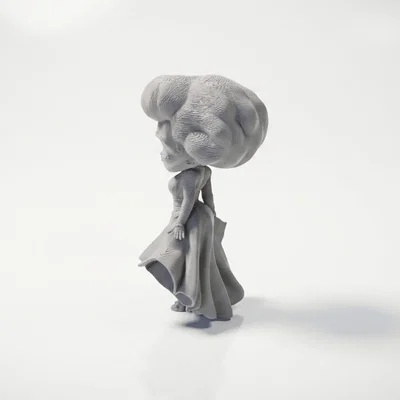 Tượng Chibi Marilyn Monroe Dễ Thương - 3D Printable (STL)