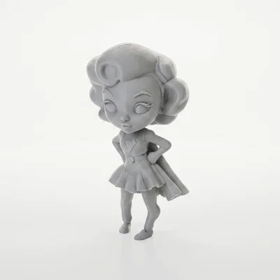 Tượng Chibi Marilyn Monroe Dễ Thương – 3D Printable