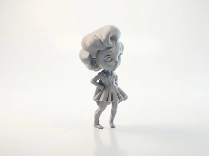 Tượng Chibi Marilyn Monroe Dễ Thương – 3D Printable - Image 4