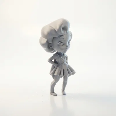 Tượng Chibi Marilyn Monroe Dễ Thương – 3D Printable