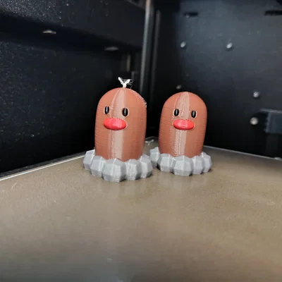 Mô hình Diglett Pokemon số 50 - File in 3D cực đáng yêu