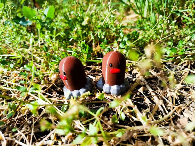 Mô hình Diglett Pokemon số 50 - File in 3D cực đáng yêu - Image 4
