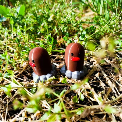Mô hình Diglett Pokemon số 50 - File in 3D cực đáng yêu