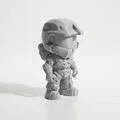Tượng Chibi Master Chief – Figurine Sưu Tầm Gaming In 3D - Thumbnail 2