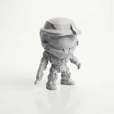 Tượng Chibi Master Chief – Mô hình 3D in được (STL) sưu tầm cho game thủ