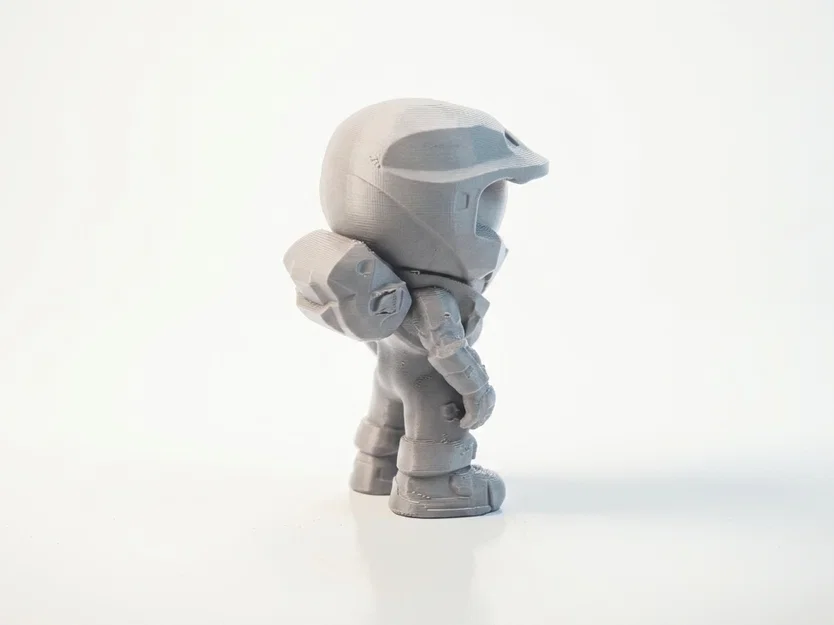 Tượng Chibi Master Chief – Figurine Sưu Tầm Gaming In 3D - Image 3