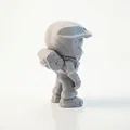 Tượng Chibi Master Chief – Figurine Sưu Tầm Gaming In 3D - Thumbnail 3
