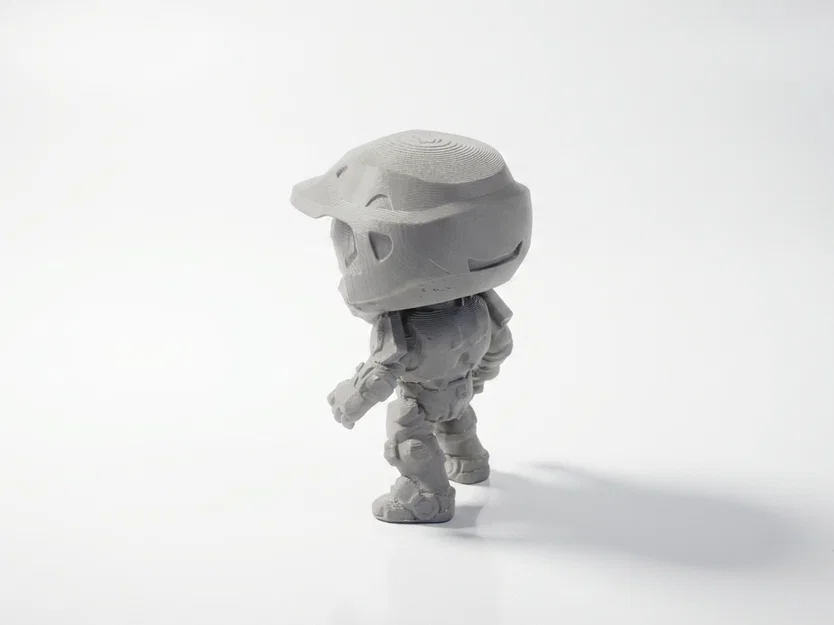 Tượng Chibi Master Chief – Mô hình 3D in được (STL) sưu tầm cho game thủ - Image 3