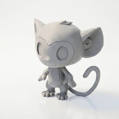 Tượng Khỉ Chibi Dễ Thương – Figurine Collectible In 3D (STL)