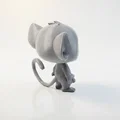 Tượng Khỉ Chibi Dễ Thương – Figurine Collectible In 3D (STL) - Thumbnail 2