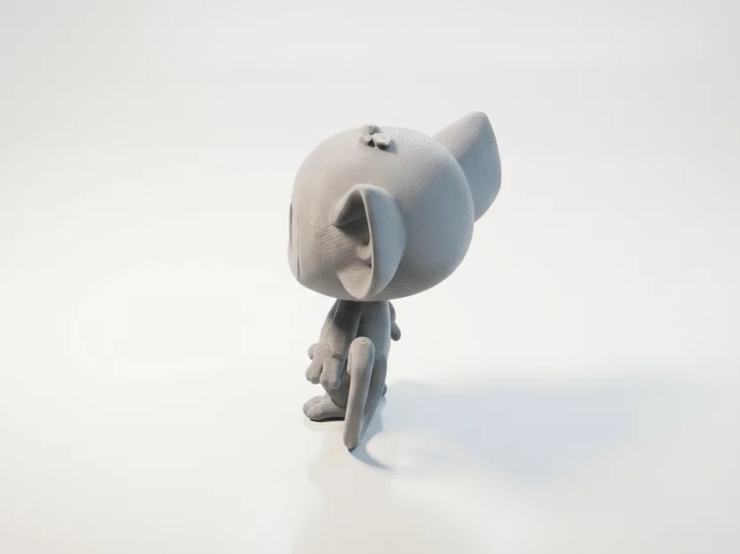 Tượng Khỉ Chibi Dễ Thương – Figurine Collectible In 3D (STL) - Image 3
