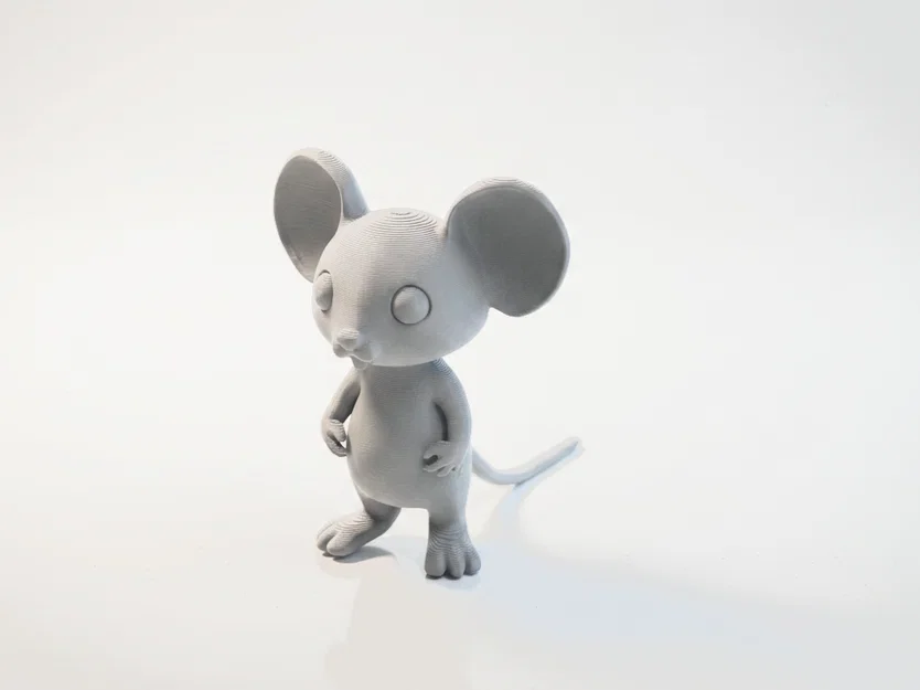 Tượng Chibi Chuột Dễ Thương – Mẫu 3D Printable - Image 1