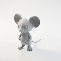 Tượng Chibi Chuột Dễ Thương – Mẫu 3D Printable - Thumbnail 1