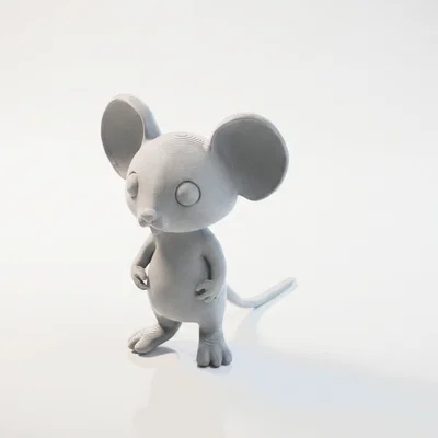 Tượng Chibi Chuột Dễ Thương – Mẫu 3D Printable