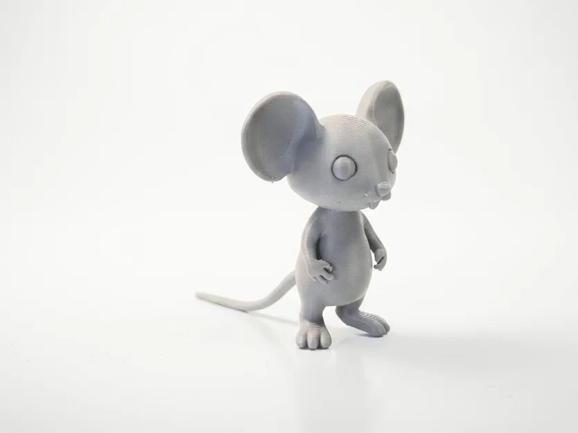 Tượng Chibi Chuột Dễ Thương – Mẫu 3D Printable - Image 2