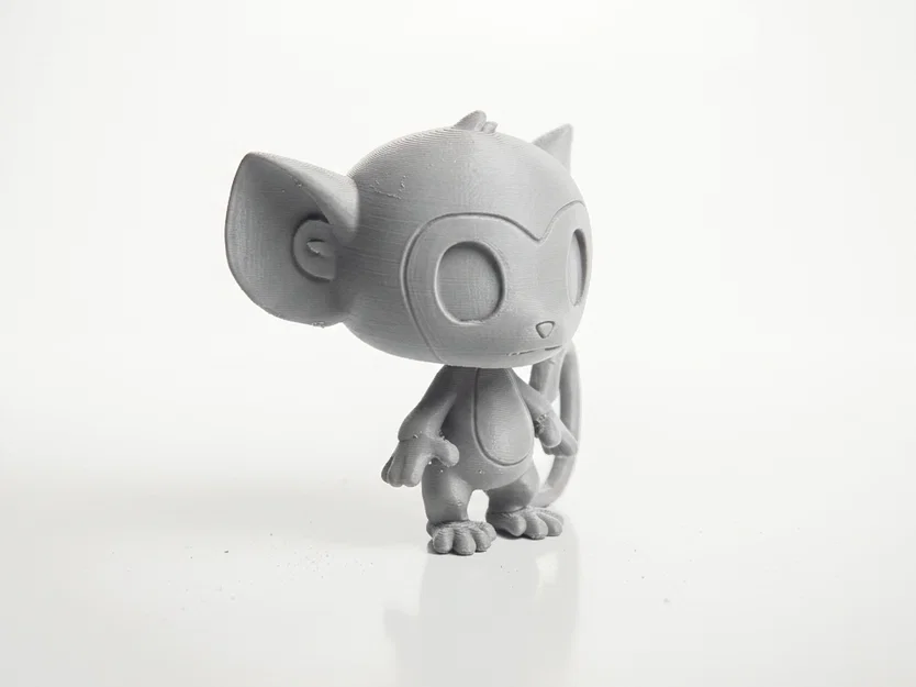 Tượng Khỉ Chibi Dễ Thương – Figurine Collectible In 3D (STL) - Image 4
