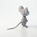 Tượng Chibi Chuột Dễ Thương – Mẫu 3D Printable - Thumbnail 3