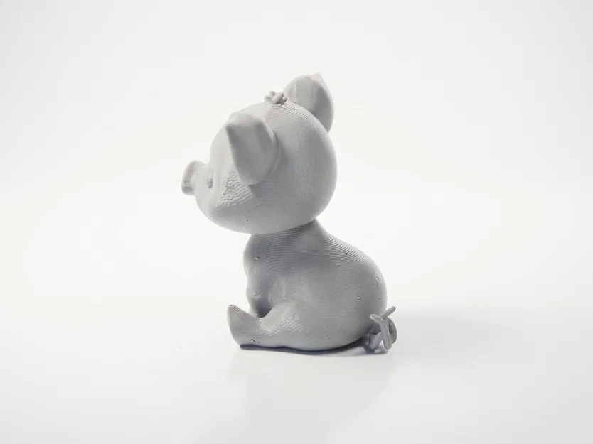 Tượng Heo Chibi Ngồi Dễ Thương – 3D Printable STL - Image 3