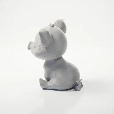 Tượng Heo Chibi Ngồi Dễ Thương – 3D Printable STL