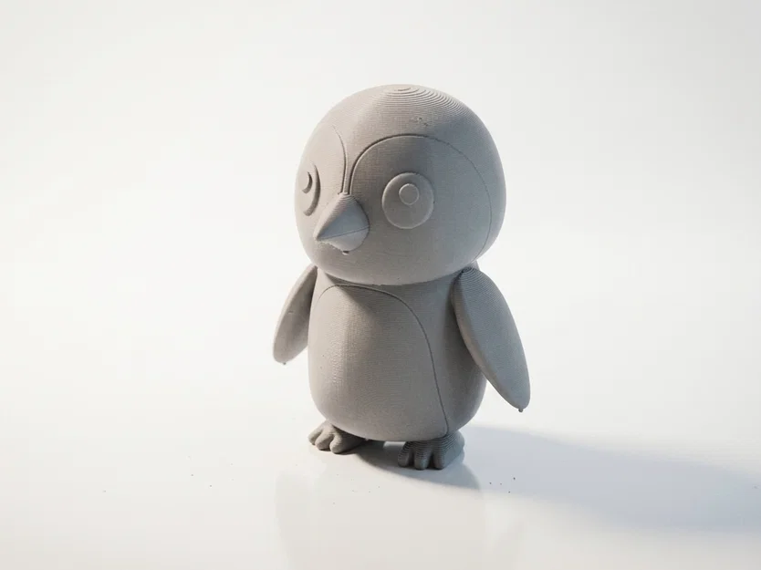 Mô hình 3D Chibi Chim Cánh Cụt Dễ Thương (STL) In 3D - Image 3