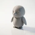 Mô hình 3D Chibi Chim Cánh Cụt Dễ Thương (STL) In 3D - Thumbnail 3