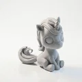 Tượng Chibi Kỳ Lân Dễ Thương Phong Cách Fantasy – 3D Printable - Thumbnail 1