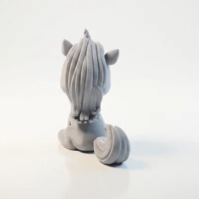 Tượng Chibi Kỳ Lân Dễ Thương Phong Cách Fantasy – 3D Printable