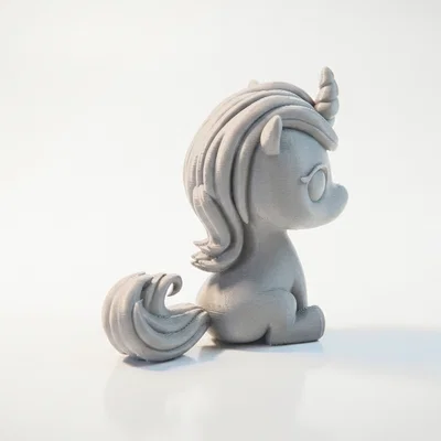 Tượng Chibi Kỳ Lân Dễ Thương Phong Cách Fantasy – 3D Printable