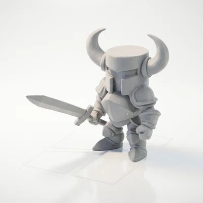 Mô hình STL Chibi Knight Figurine Cute 3D Printable dễ thương để in 3D