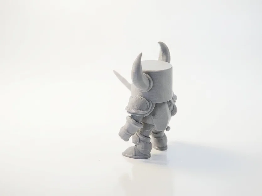 Mô hình STL Chibi Knight Figurine Cute 3D Printable dễ thương để in 3D - Image 2