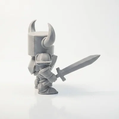 Mô hình STL Chibi Knight Figurine Cute 3D Printable dễ thương để in 3D