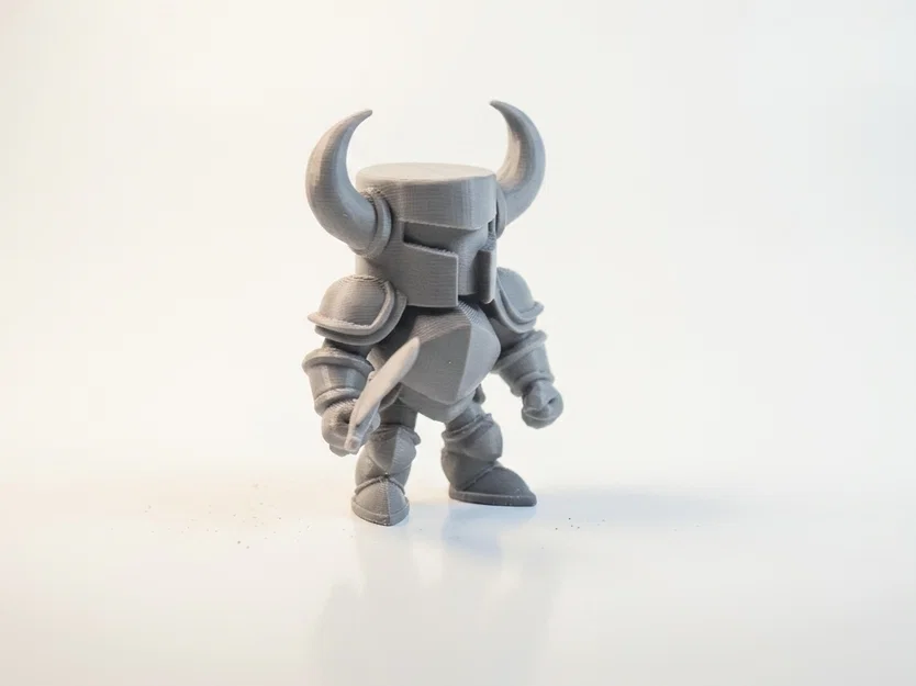 Mô hình STL Chibi Knight Figurine Cute 3D Printable dễ thương để in 3D - Image 4