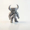 Mô hình STL Chibi Knight Figurine Cute 3D Printable dễ thương để in 3D - Thumbnail 4