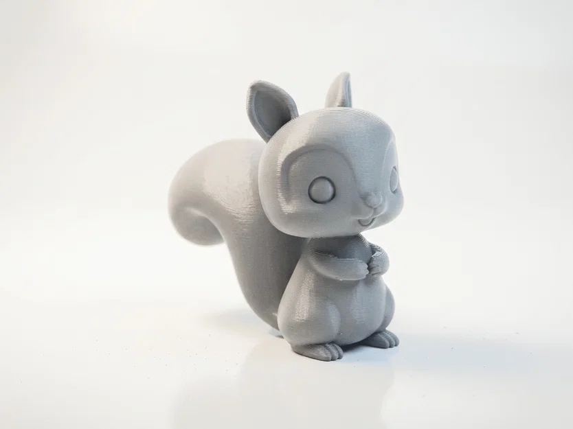 Tượng Sóc Chibi Dễ Thương – Mẫu 3D Printable STL - Image 1