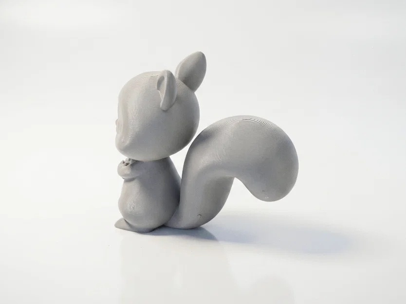 Tượng Sóc Chibi Dễ Thương – Mẫu 3D Printable STL - Image 2